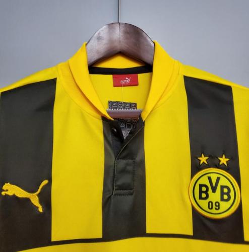 Retro Jersey 2012-2013 Borussia Dortmund Home Yellow Soccer Jersey