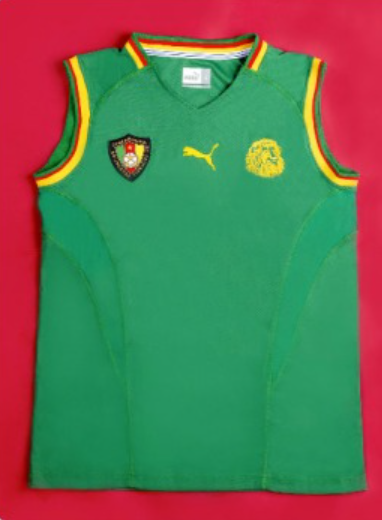 Retro Jersey 2002 Cameroon Home Soccer Jersey