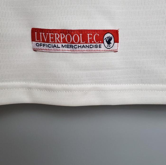 Retro Jersey 1998-1999 Liverpool Away White Soccer Jersey Vintage Football Shirt