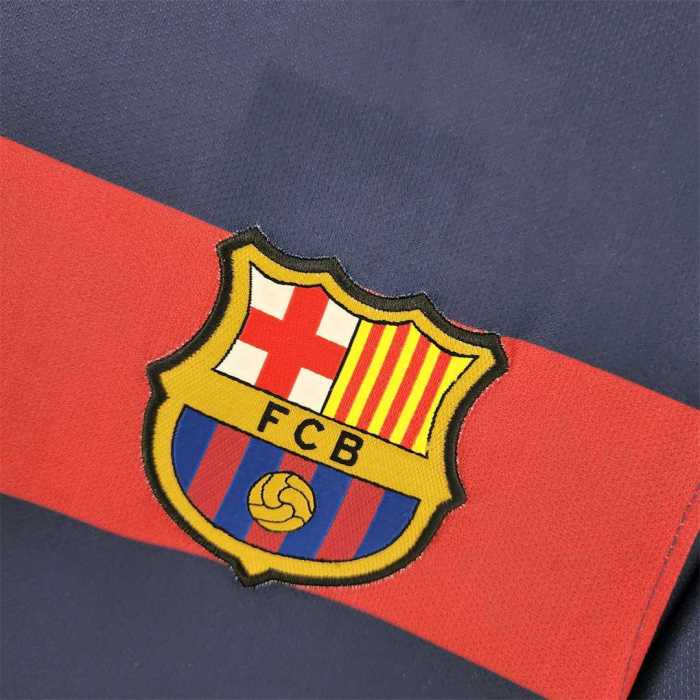 with UCL Patch Retro Jersey 2015-2016 Barcelona Home Soccer Jersey Vintage Football Shirt