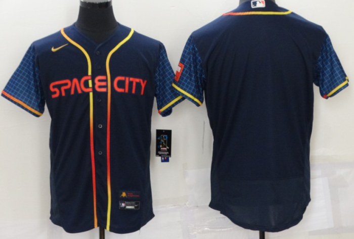Space City Dark Blue MLB Jersey