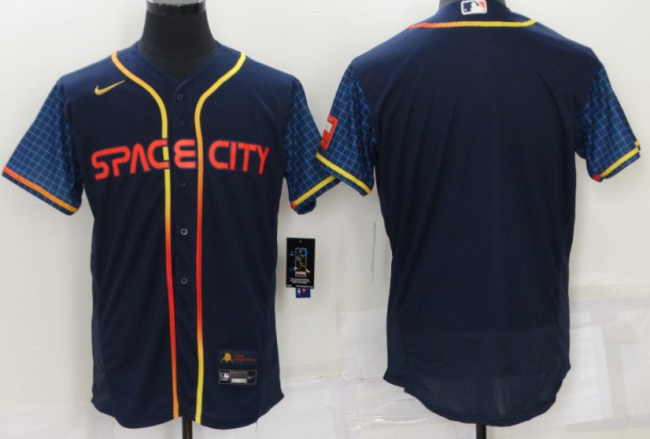 Space City Dark Blue MLB Jersey