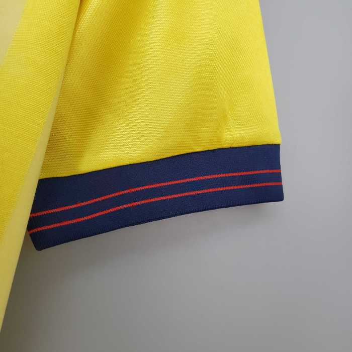 Retro Jersey 1983-1986 Arsenal Away Yellow Soccer Jersey