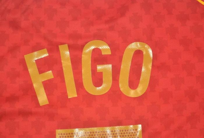 Retro Jersey 2004 Portugal 7 FIGO Home Soccer Jersey Vintage Football Shirt
