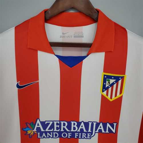 Retro Jersey 2013-2014 Atletico Madrid Home Vintage Soccer Jersey