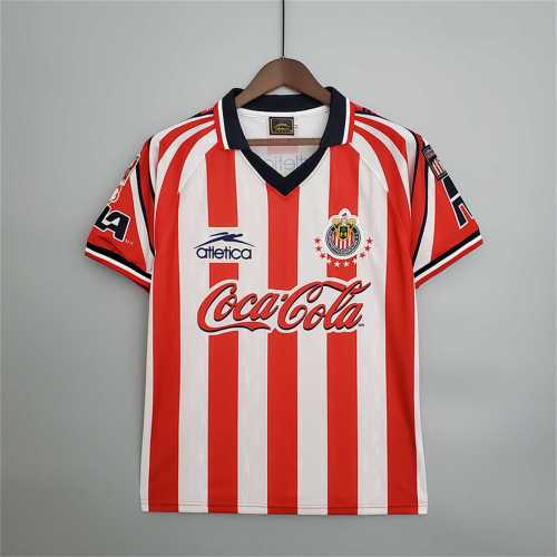 Retro Jersey 1998-1999 Chivas Home Soccer Jersey