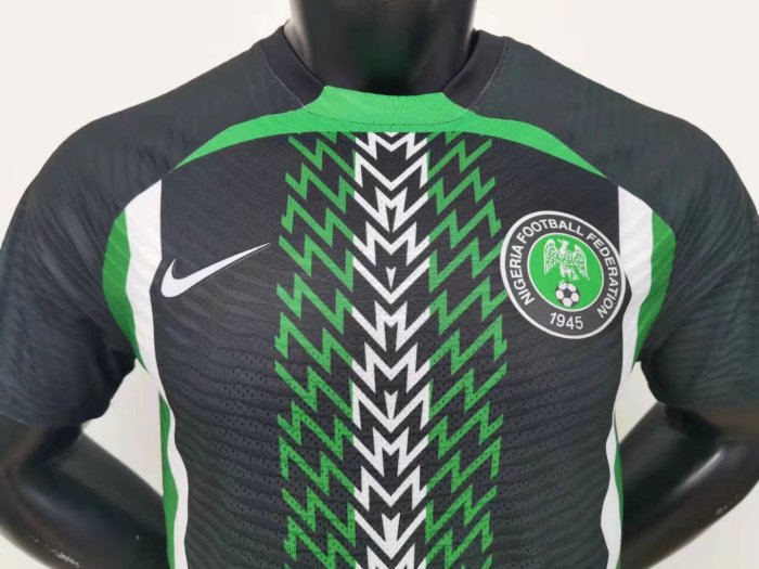Player Version 2022 Nigeria Black/white/Green Special Edition Soccer Jersey