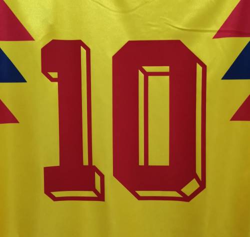 Retro Jersey 1990 Colombia 10 Home Soccer Jersey Vintage Football Shirt