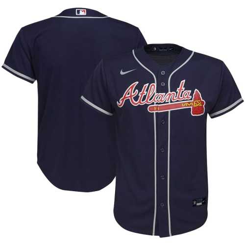 Atlanta Braves Dark Blue MLB Jersey