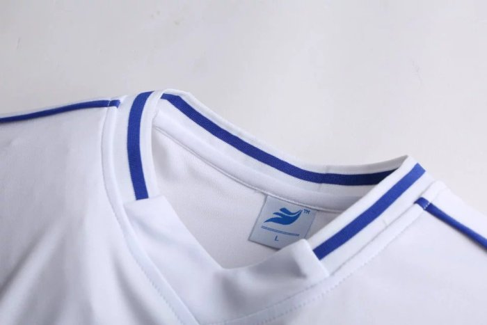 #302 White Soccer Training Uniform Blank Jersey and Shorts