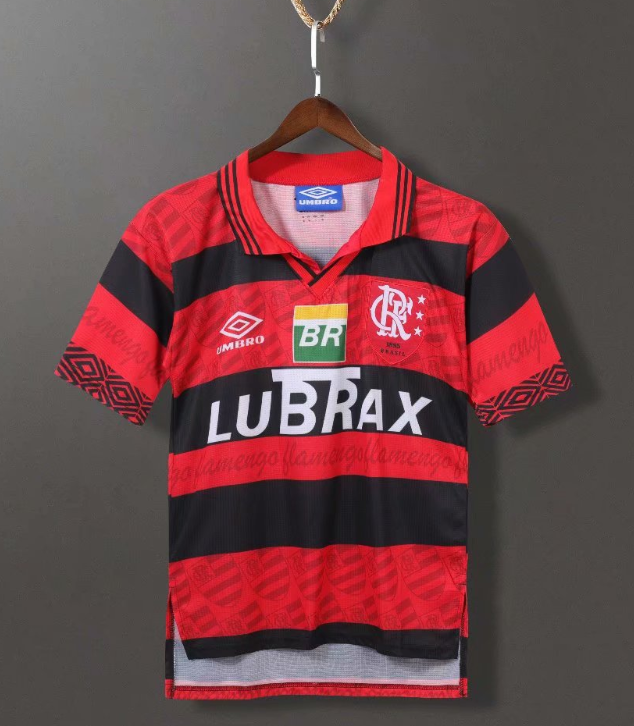 Retro Jersey 1995 Flamengo Home Red/Black Soccer Jersey Vintage Football Shirt