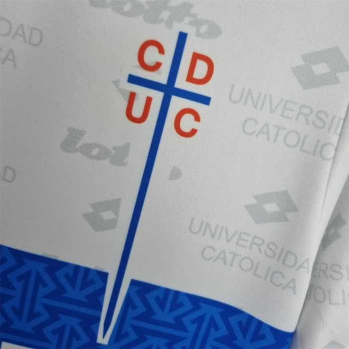Retro Jersey 1996 Club Deportivo Universidad Cat&oacute;lica 3rd Away White Soccer Jersey