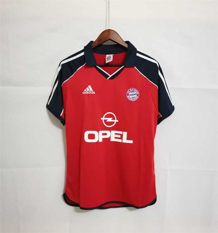 Retro Jersey 2000-2001 Bayern Munich Champions League Home Soccer Jersey Vintage Football Shirt