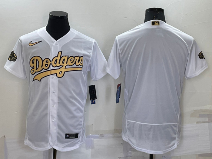 Dodgers Blank White 2022 MLB All-Star Flexbase Jersey