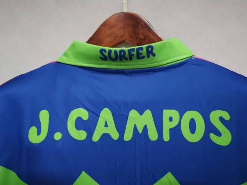 Retro Jersey Mexico 1 J.CAMPOS Pink Soccer Jersey Vintage Football Shirt