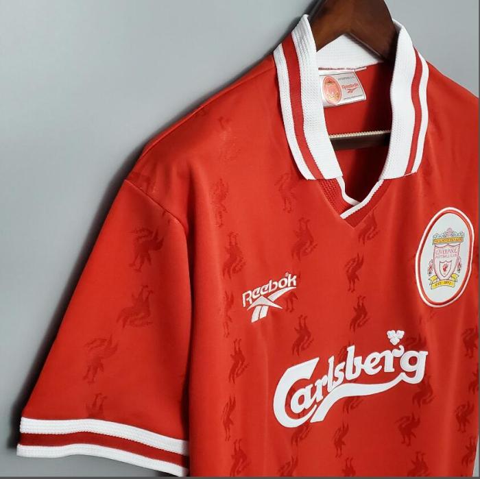 Retro Jersey 1996-1997 Liverpool OWEN 18 Home Red Soccer Jersey