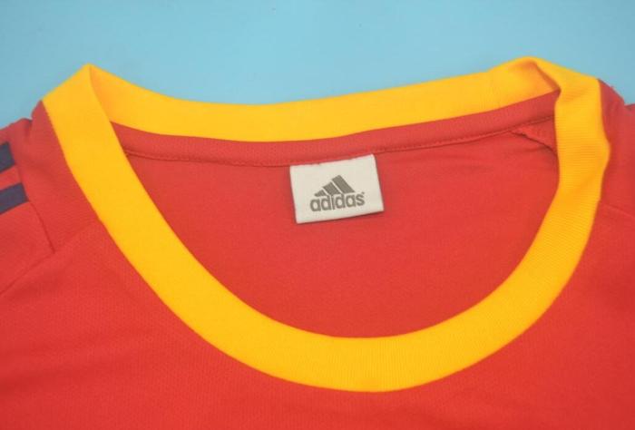 Retro Jersey 2002 Spain Home Soccer Jersey Spain Camisetas de Futbol