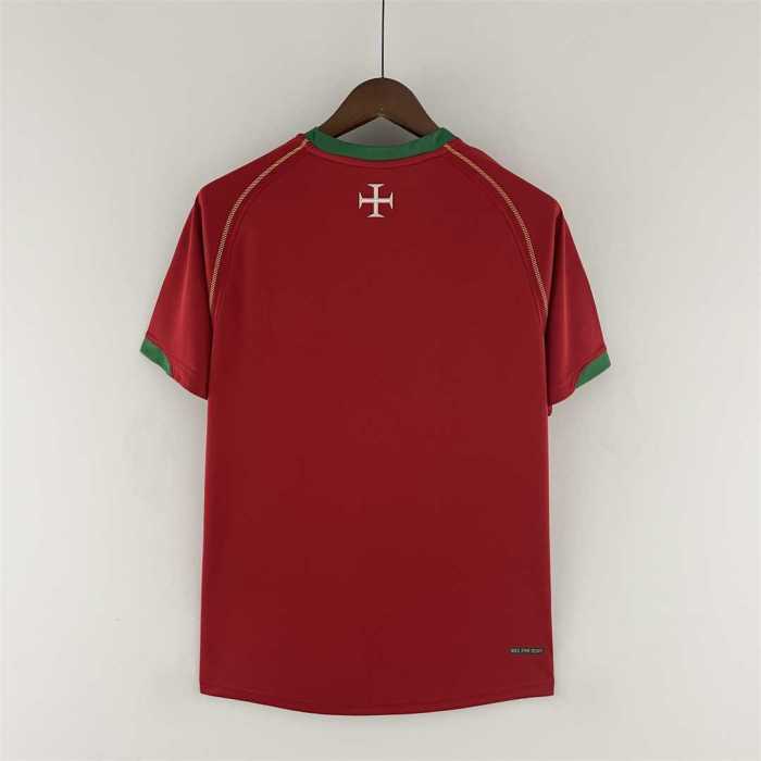 Retro Jersey 2006 Portugal Home Soccer Jersey Vintage Football Shirt
