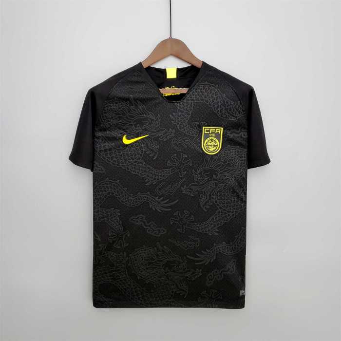Retro Jersey 2018 China Away Black Soccer Jersey
