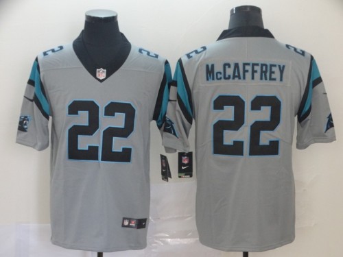 Carolina Panthers 22 Christian McCaffrey Black Gold Vapor Untouchable Limited Jersey