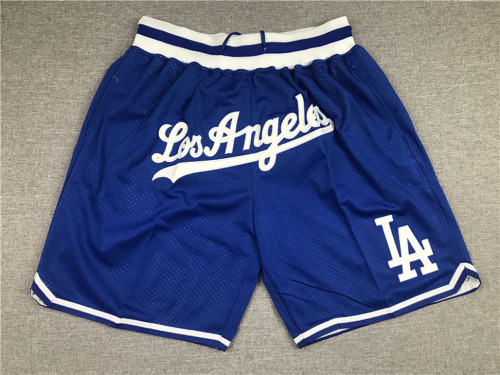 with Pocket Los Angeles Dodgers Blue Shorts
