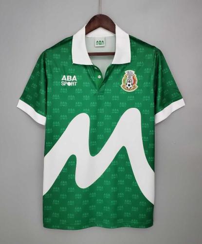 Retro Jersey 1995 Mexico Home Green Soccer Jersey Vintage Football Shirt