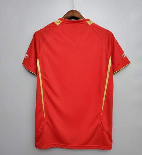 Retro Jersey 2005-2006 Liverpool Home Red Soccer Jersey Vintage Football Shirt