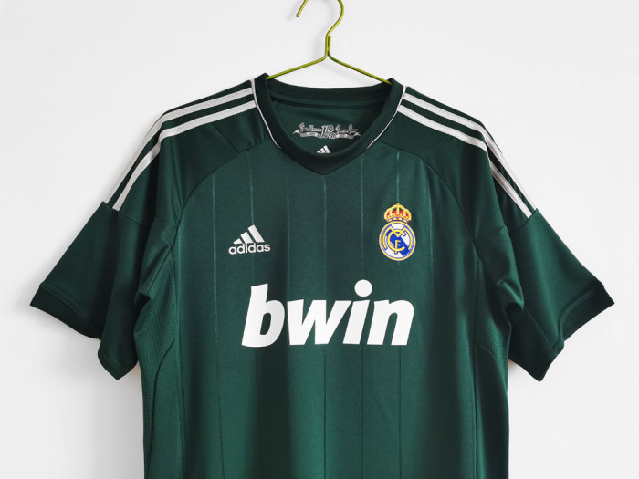 Retro Jersey 2012-2013 Real Madrid Third Away Green Soccer Jersey Vintage Football Shirt