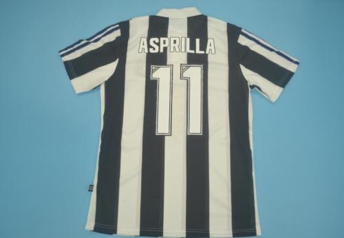 Retro Jersey 1995-1997 Newcastle United 11 ASPRILLA Home Soccer Jersey