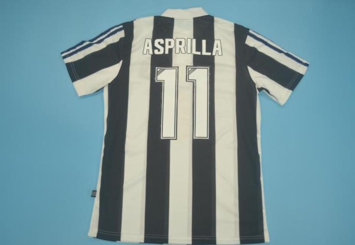 Retro Jersey 1995-1997 Newcastle United 11 ASPRILLA Home Soccer Jersey