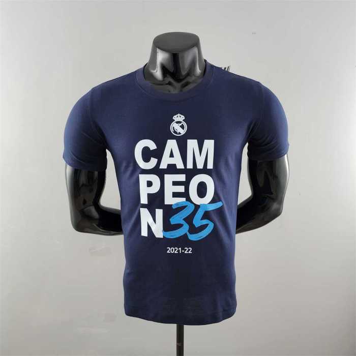 #K000167 Real Madrid Royal Blue Soccer T-shirt