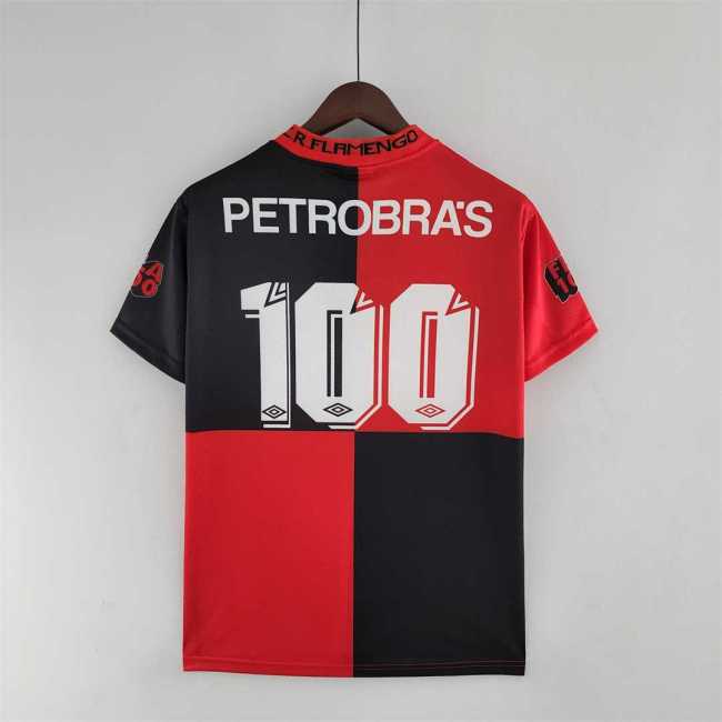 Retro Jersey Flamengo 1994 100th Anniversary Edition 100 Home Soccer Jersey Vintage Football Shirt