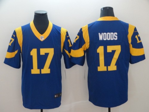 Los Angeles Rams 17 Robert Woods Royal 2019 Super Bowl LIII Vapor Untouchable Limited Jersey