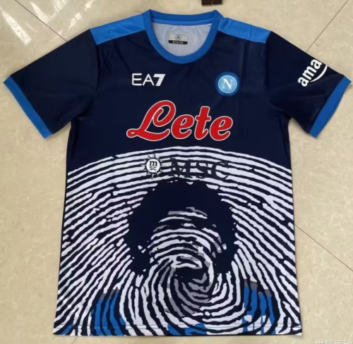 Retro Jersey 2021-2022 Calcio Napoli Maradona Version Borland Vintage Soccer Jersey