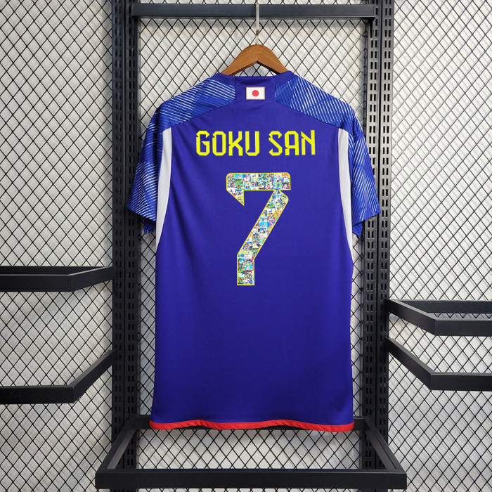 Fans Version 2022 World Cup Japan 7 GOKU SAN Home Soccer Jersey