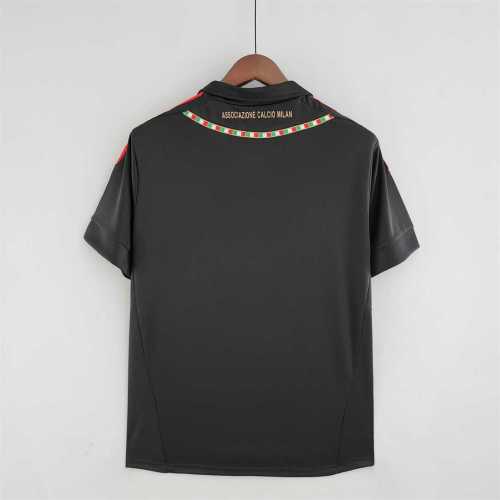 Retro Jersey 2011-2012 AC Milan 3rd Away Black Soccer Jersey