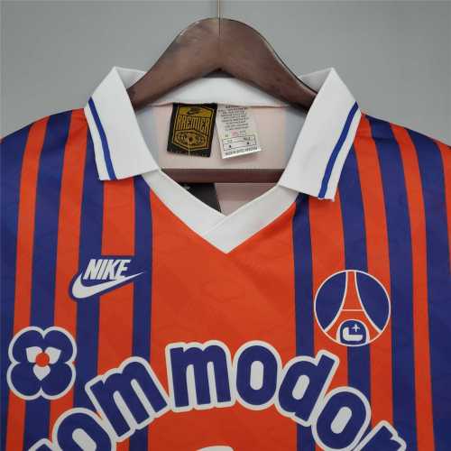 Retro Jersey 1993-1994 PSG Home Soccer Jersey Vintage Paris Football Shirt