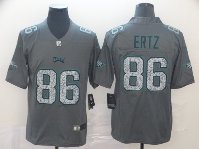 Philadelphia Eagles 86 Zach Ertz Gray Camo Vapor Untouchable Limited Jersey