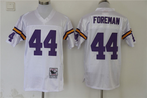 Retro Jersey Minnesota Vikings 44 FOREMAN White NFL Jersey
