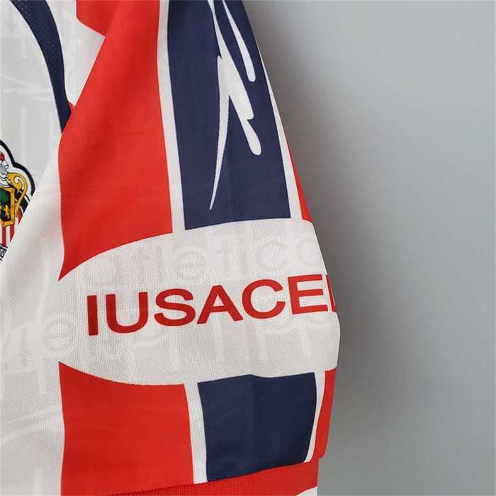 Retro Jersey 1999-2000 Chivas Away White Soccer Jersey Vintage Football Shirt