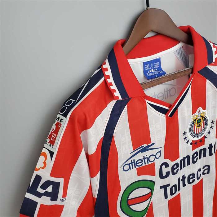 Retro Jersey 1999-2000 Chivas Home Soccer Jersey Vintage Football Shirt