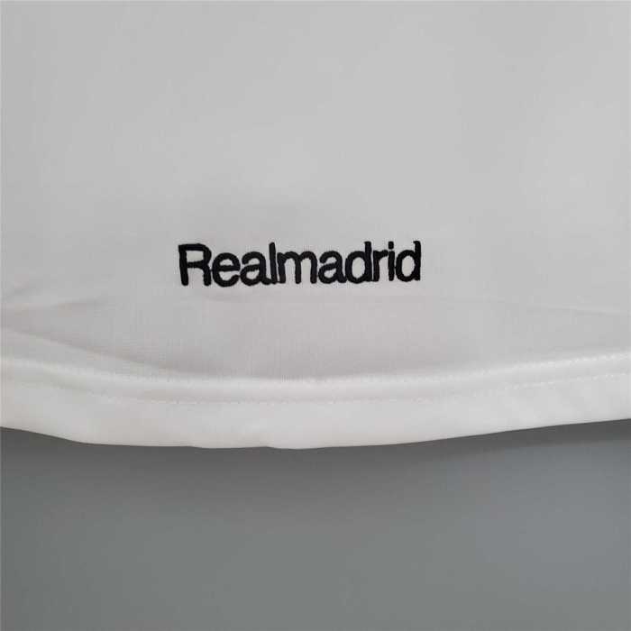 with LFP Patch Retro Jersey 2005-2006 Real Madrid Home Soccer Jersey