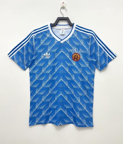 Retro Jersey 1988 DDR Oberliga Away Soccer Jersey