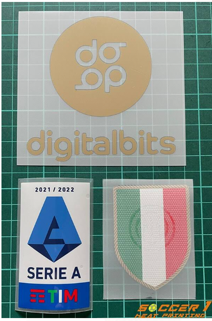 Serie A Patch digitalbits Logo Scudetto Patch
