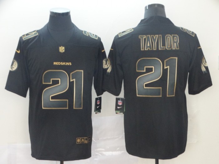 Washington Redskins 21 Sean Taylor Black Gold Vapor Untouchable Limited Jersey