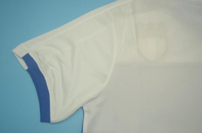 Retro Jersey 1998-2000 Italy Away White Soccer Jersey Vintage Football Shirt