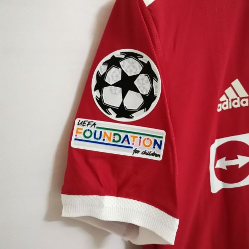 with UCL Patch Retro Jersey Player Version 2021-2022 Manchester United Home Soccer Jersey
