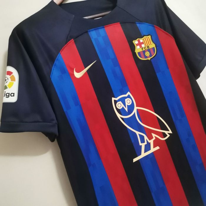 Retro Jersey 2022-2023 Barcelona OVO Concept Soccer Jersey