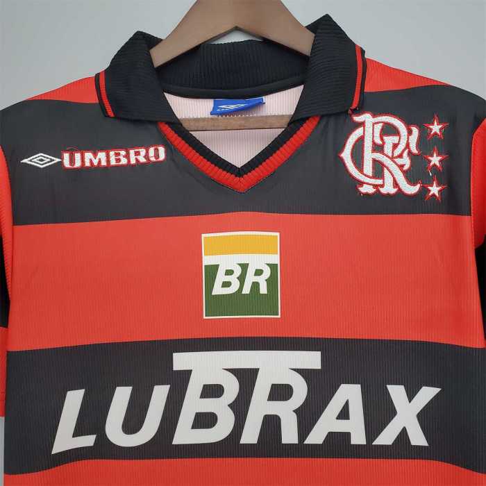 Retro Jersey 1999 Flamengo Home Soccer Jersey Vintage Football Shirt