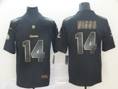 Baltimore Ravens 8 Lamar Jackson Black Gold Vapor Untouchable Limited Jersey